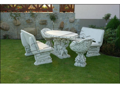 sedie sedia poltrona mobili da giardino trono pietra figura statua stile antico