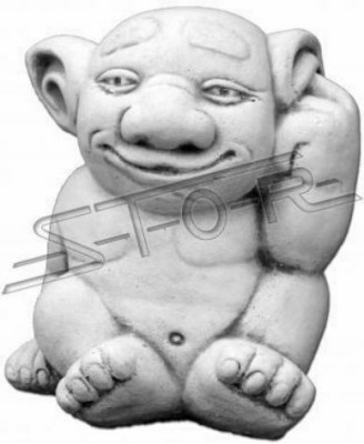 Troll 18cm Scultura Design Statua da Giardino Figure Decorative Statue Statues