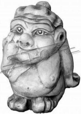 Troll 36cm Scultura Design Statua Figure da Giardino Statuette