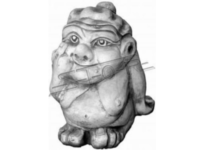 Troll 36cm Scultura Design Statua Figure da Giardino Statuette