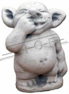 Troll 34cm Scultura Design Statua Figure da Giardino Statue
