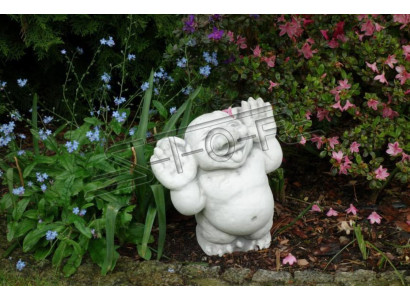 Troll 24cm Scultura Design Statua Figure da Giardino Statuette Decorative