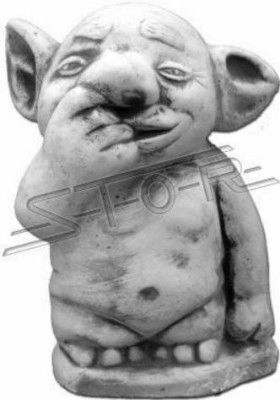 Troll 22cm Scultura Design Statua Figure da Giardino Statuette