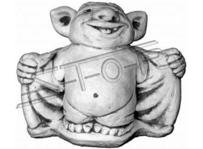 Troll 20cm scultura design figura statua giardino figure statue