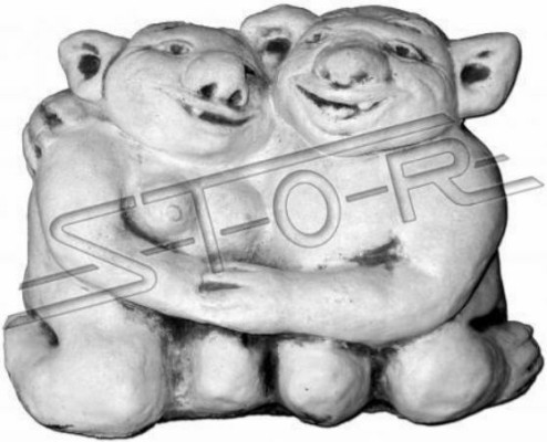 Troll 20cm Scultura Design Statua Figure da giardino Decorative Statuette