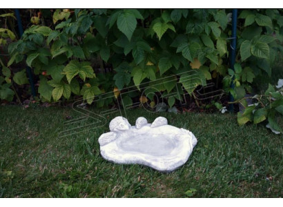 Statua di design per uccelli abbeveratoio decorativo per giardino.