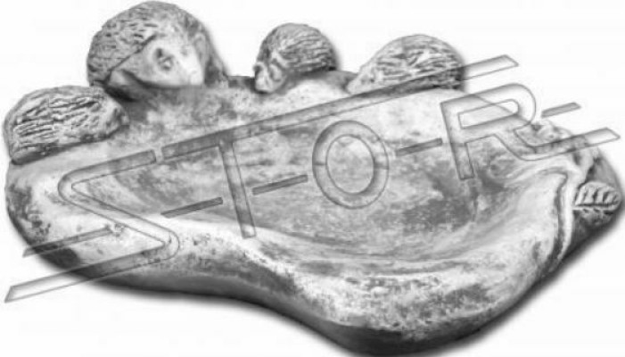 Statua di design per uccelli abbeveratoio decorativo per giardino.