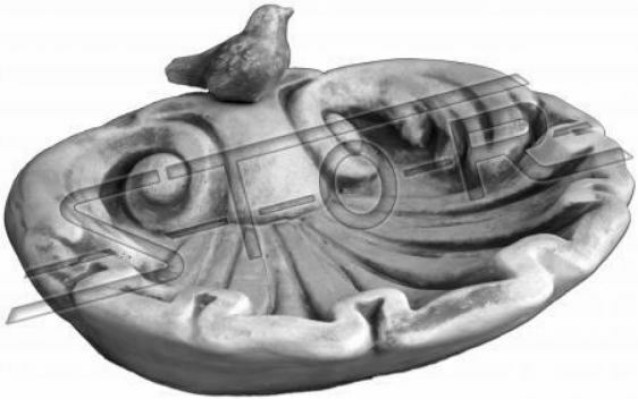 Statua di design per decorazione da giardino per uccelli.