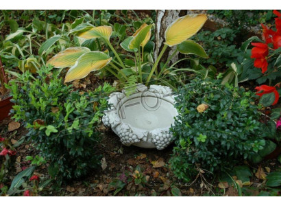 Uccello abbeveratoio scultura design figura statua del giardino statue scodella