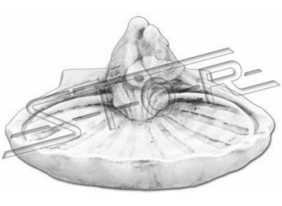 Uccello abbeveratoio scultura design figura statua giardino figure statue