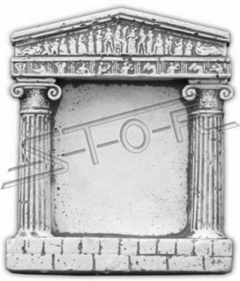 Bassorilievo lastra di pietra quadro pietra dipinto antico immagini decorative in rilievo.