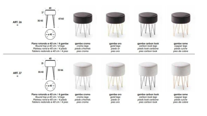 Pouf otomano sgabello sedile sgabello appendiabiti sgabello rotondo sgabello imbottito