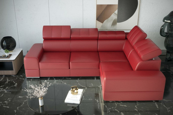 Divano ad angolo Divano Divani Tessile Letto Funzione Design Forma a Lusso Moderno Nuovi