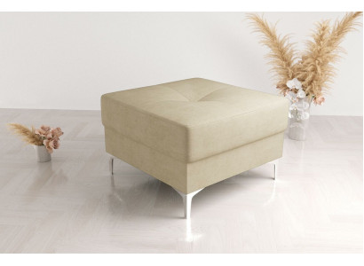 SGabel Tessuto Nuovo Moderno Colore Bianco Piccolo Design Tessuto Pouf Velluto