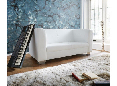 Divano divano Design Imbottitura Moderna in Pelle Divani a 2 Posti Due Posti Design Nuovo