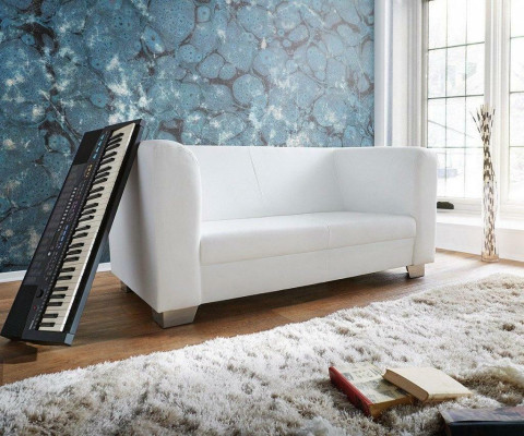 Divano divano Design Imbottitura Moderna in Pelle Divani a 2 Posti Due Posti Design Nuovo