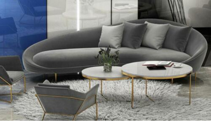 Divano angolare a L in velluto, divano ad angolo per il soggiorno, poltrona relax, design moderno, divano lounge.