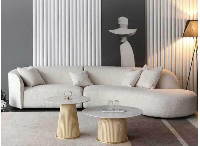 Divano a L Divano Salotto Relax Seduta Design Divano Lounge Divani Tessile Nuovo