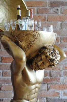 Stile antico Classico globo Atlante Minibar Bar Portabottiglie di vino Statua Scultura Decorazione  Stile antico Classico globo Atlante Minibar Bar Portabottiglie di vino Statua Scultura Decorazione