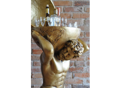 Stile antico Globo classico Atlas Minibar Bar Mensola portabottiglie di vino Statua Scultura Decorazione  Stile antico Globo classico Atlas Mini bar Bar Mensola portabottiglie di vino Statua Scultura Decorazione