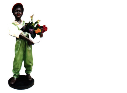 Design fioraio figura statua scultura figure sculture decorazione 7059