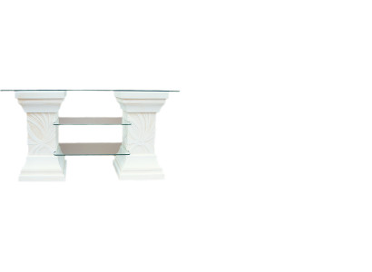 Design Vetrina Scaffale Colonna in vetro Vetrine Scaffali Armadio TV Soggiorno 1841 Nuovo