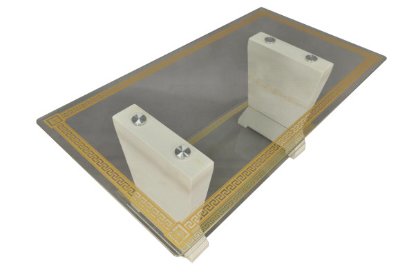 Design Medusa Tavolino in vetro Tavolo Tavolini Tavolini da salotto Classico XXL Nuovo