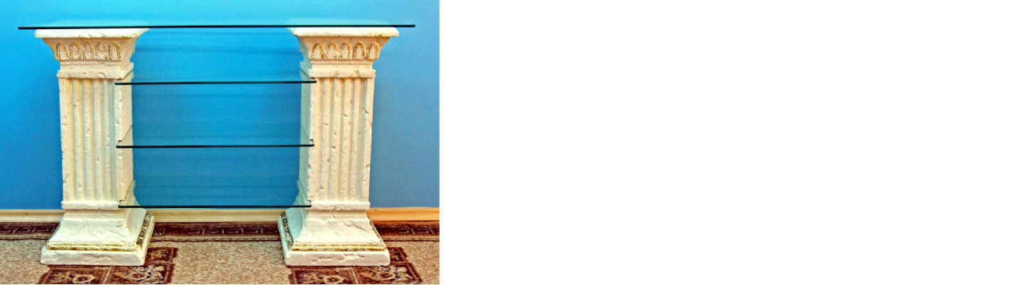 Design Vetrina Scaffale in vetro Colonna Vitrine Mensole Mobile TV Soggiorno 1872 Nuovo