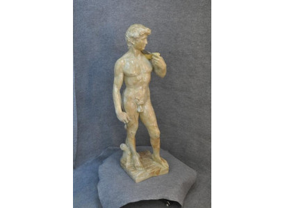 David Scultura Sculture Figure Antico Stile Statua Statue Figura XXL 115 cm Nuovo