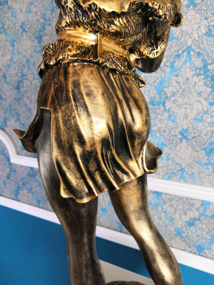 Diana Dea Arco Freccia XXL Statua Scultura Figura Statua Decorazione