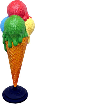 Design gelateria figura statua scultura decorazione decorazione 160cm