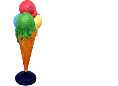 Design gelateria figura statua scultura decorazione decorazione 160cm