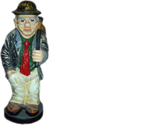 Design nonno figura statua scultura figure sculture decorazione deco 5663