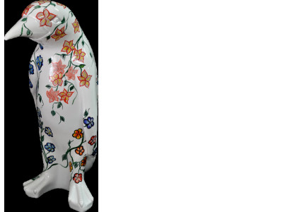 Disegno 67cm di lusso in pinguino, scultura in figura a mano XXL sculture di animali.