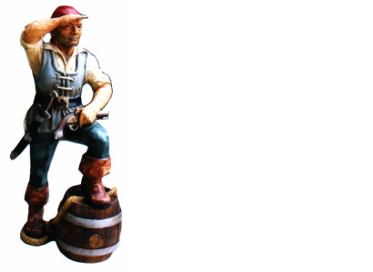 Design Pirata Statua Scultura Figure Sculture Decorazione Decorazione 5601 Nuovo
