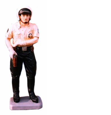 Statua in figura di poliziotto dell'autostrada degli Stati Uniti - Scultura di statue di figure di decorazione di sculture