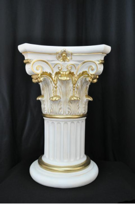 Colonna medusa Colonne romane Marmo Scultura Figura Decorazione Supporto 1021