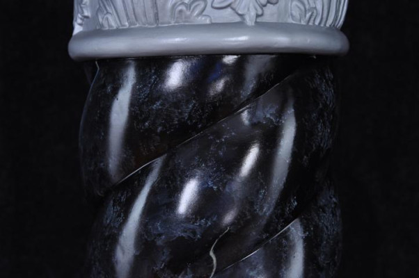 Colonna Marmo Stile Decorazione Colonne Statua Scultura Supporto Sculture Decorazione 1015