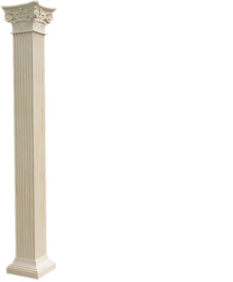 XXL Colonna Greca Stile Antico Design Colonne Lusso Sostegni Nuova 300cm Grande