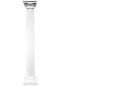 XXL Colonna Greca Stile Antico Design Colonne Lusso Supporti Nuovi 214cm Grande Nuovo