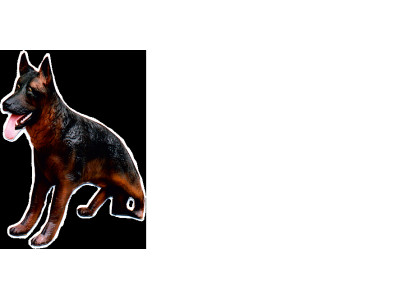 Design statua di pastore tedesco statua scultura figure sculture decorazione nuova 3043