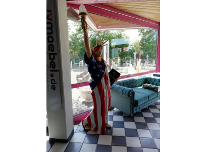 Statua della Libertà XXL 240cm Statua della Libertà Figura USA Liberty Sculture Nuovo 6807