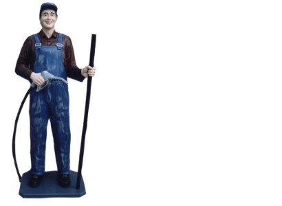 Design Stati Uniti Distributore di Benzina Statua Scultura Figure Statue Sculture Decorazione Decoro
