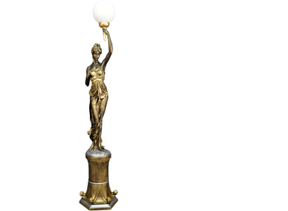 Designer XXL Grande Statua Lampada da terra Lampada da terra Lampada Illuminazione 227cm