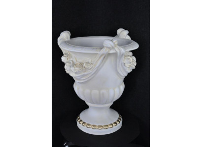 Vaso XXL Decorazione da Tavolo Vaso Stile Antico Scultura Figura Calice Roma 79 cm