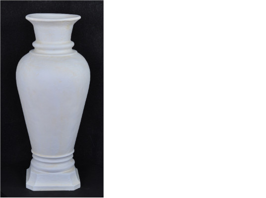 Vaso XXL Grande Decorazione per Ambienti Vasi di Fiori Stile Antico Decorazione Medusa 90cm