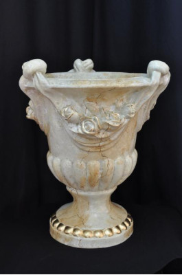 Design Fiori Vaso Decorativo XXL Vaso Vasi Artigianato Decorativo Calice Coppa 0857