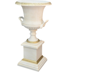 XXL decorazione classica per soggiorno, stile antico, vaso decorativo, statue, scultura