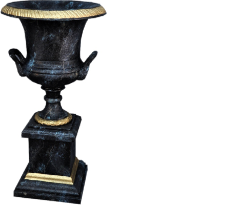 XXL vaso decorazione da tavolo vasi antichi stile scultura figura calice Roma 0879