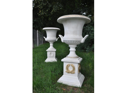 Vaso XXL Design Fioriera Vasche Ciotola Decorazione da Pavimento Decorazione sulla Colonna Nuovo